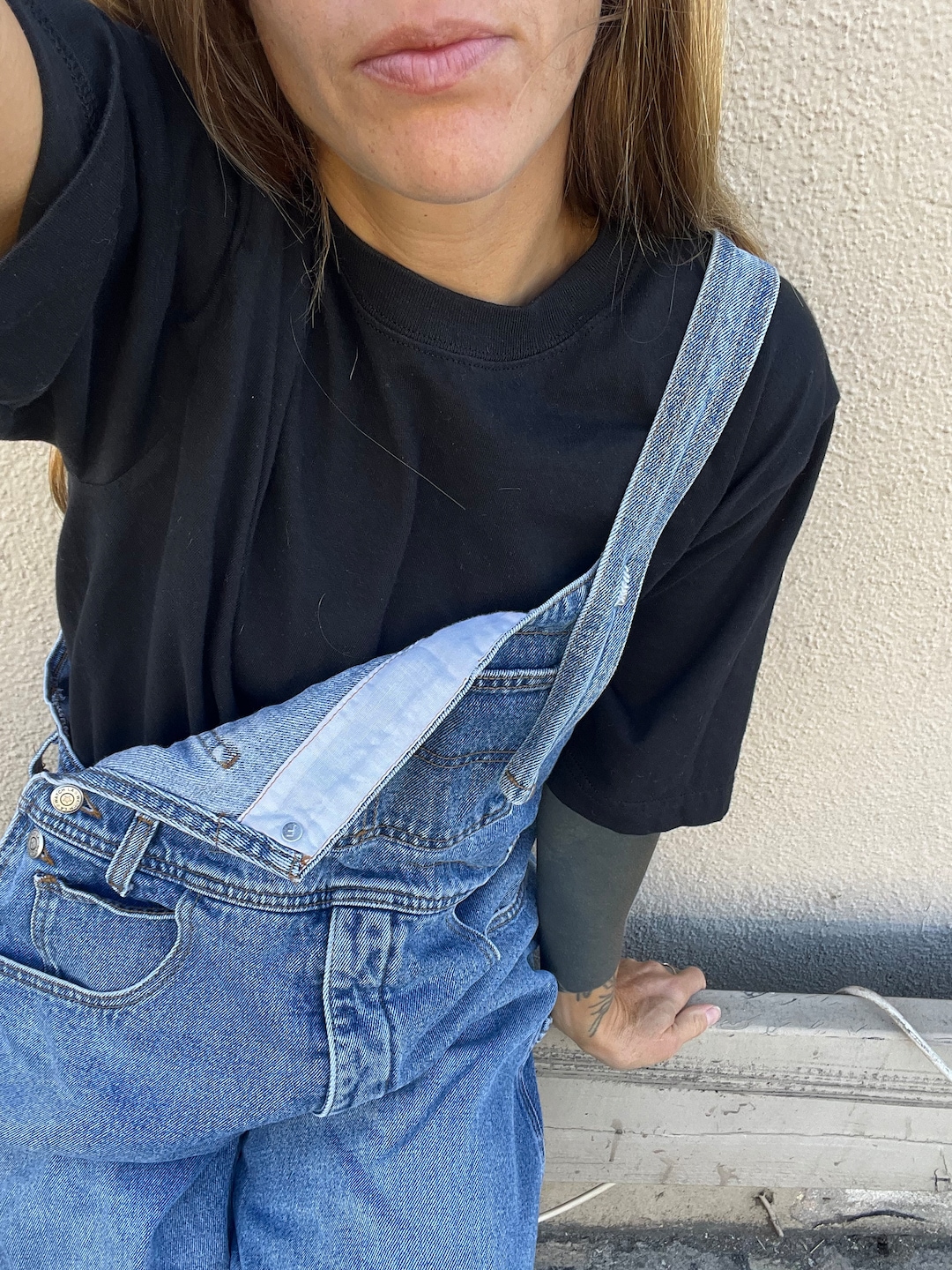ジャケット・アウター 90s old Gap denim fade coverall M Vintage gap overalls - Gem