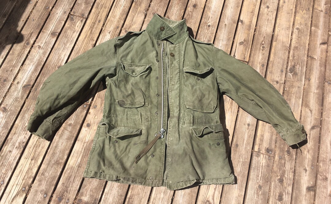 1950s M-51 Field Jacket Talon Zipper Steel Silver 60s 70s - Etsy