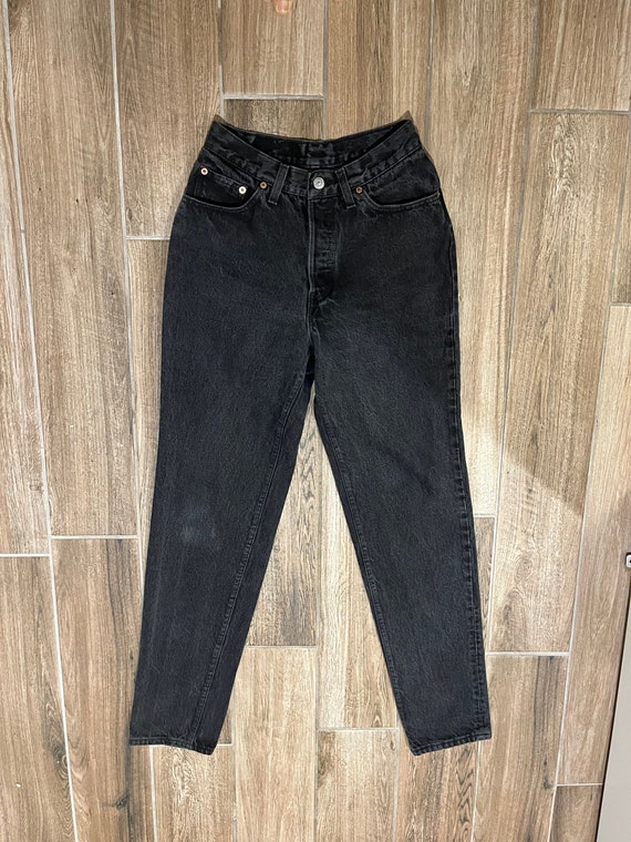 VIP【関税送料無料】希少 LEVI'S BLACK COTTON 501 JEANS SALE 27 Levi's 501 Jeans Levis Black 25 26 17501 501s