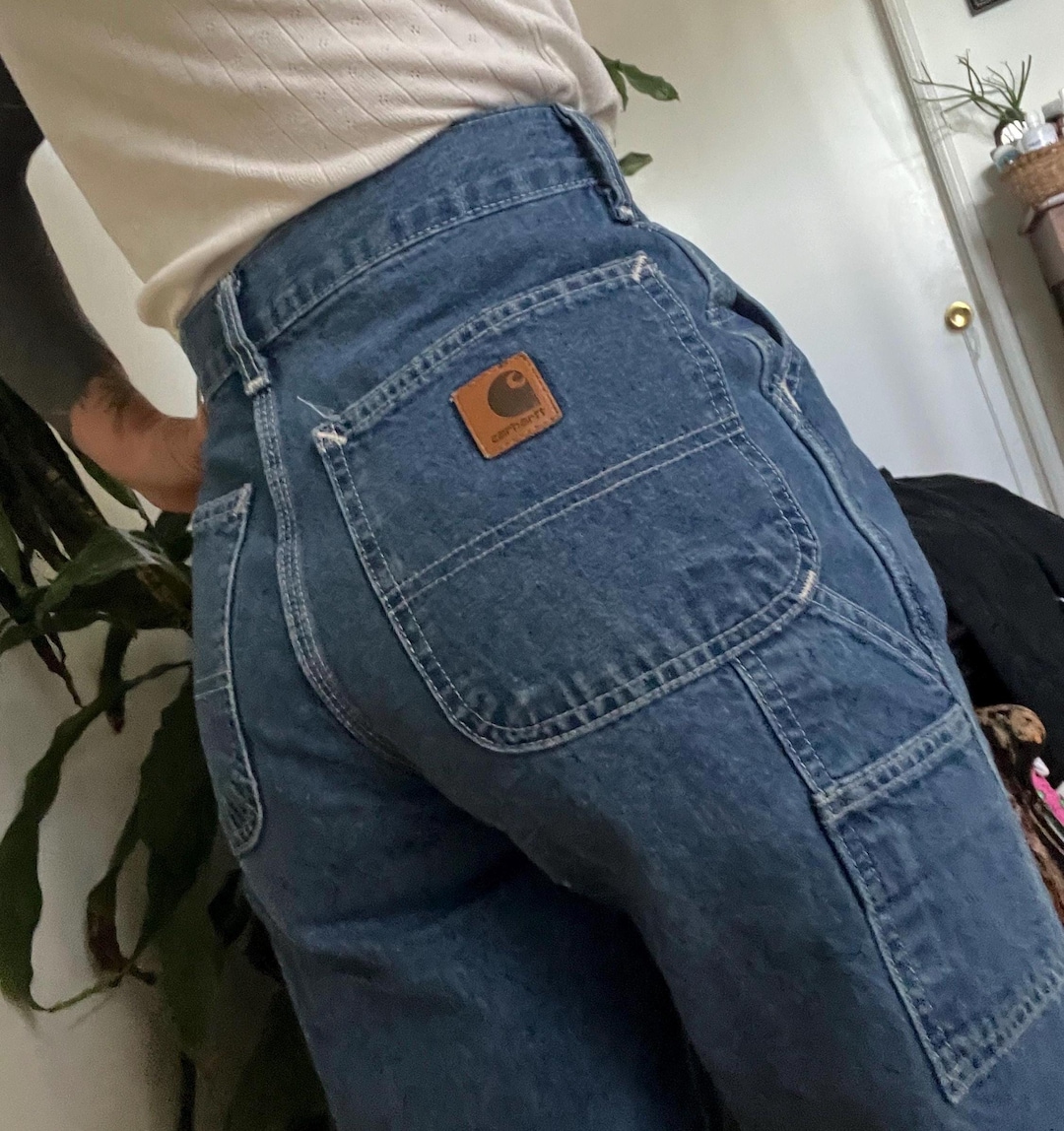 26 Carhartt Jeans 90s Carpenter Pants Workwear 24 25 Xs