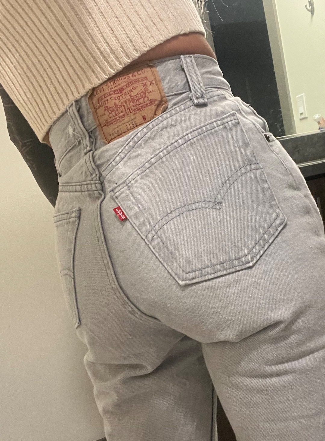 Grey 501s cheap