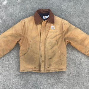 Carhartt Jacket Union Made in USA JQ186 Arctic Quilted Warm Winter