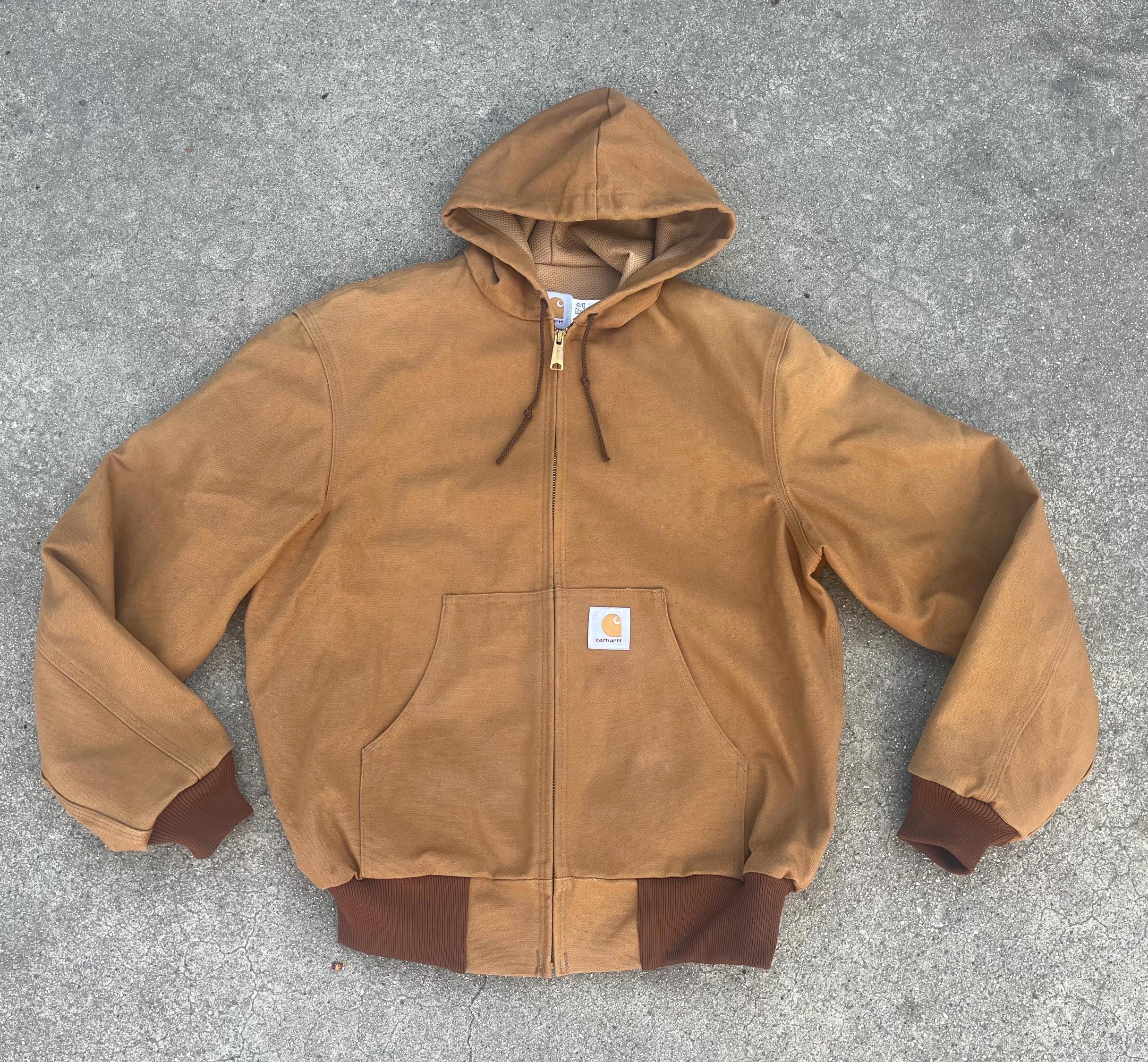 ジャケット・アウター carhartt active parka brown vintage Rare Vintage Carhartt Active Jacket Brown Size-M/L
