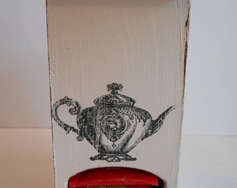 Boîte à thé verticale élégante