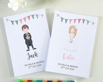 Personalised Wedding Activity Pack | Size A6 | Kids Colouring Pack | Special Guest | Kids Table Favour