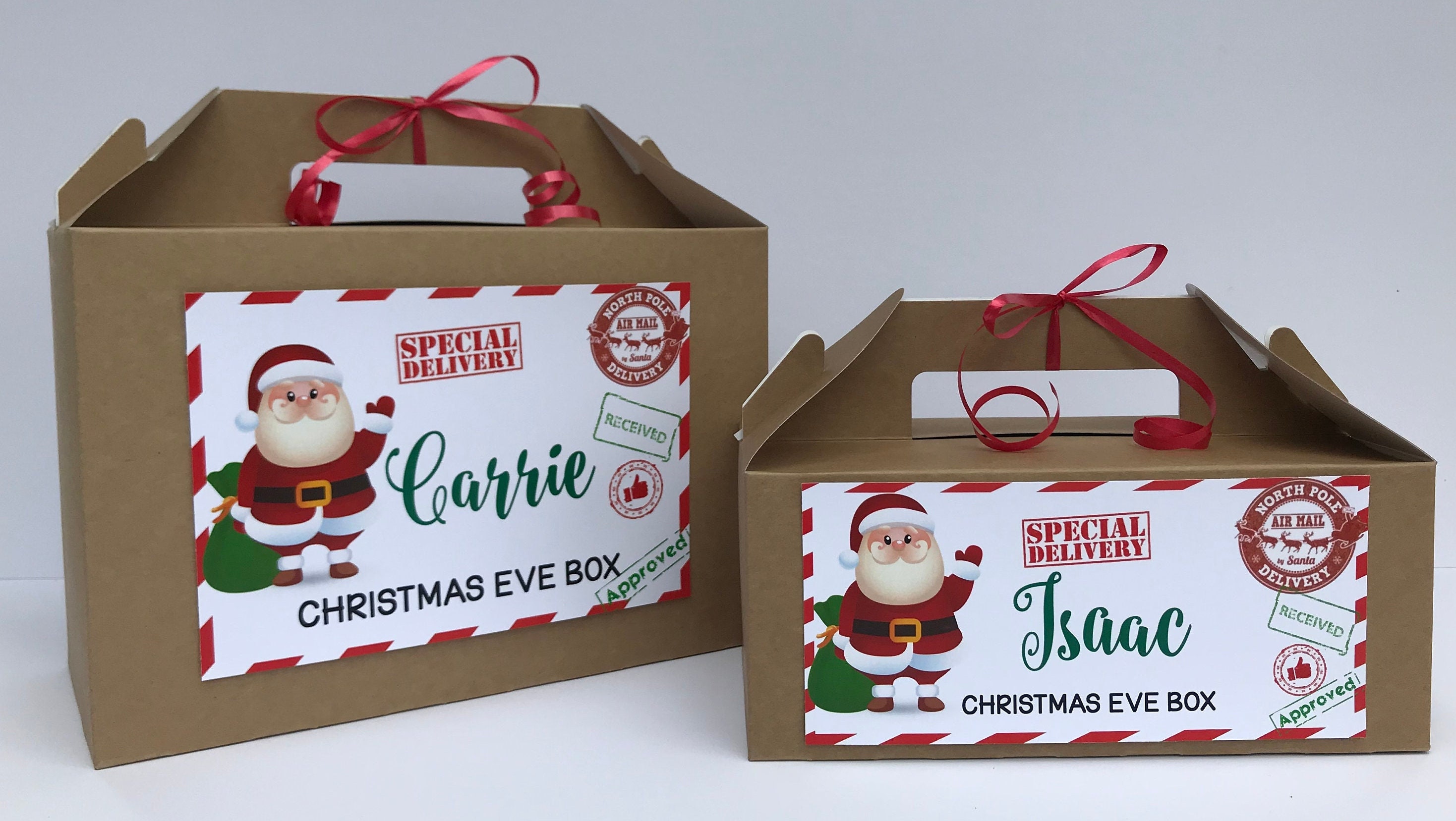 Christmas Eve Treat Box Christmas Gift Box Personalised - Etsy UK