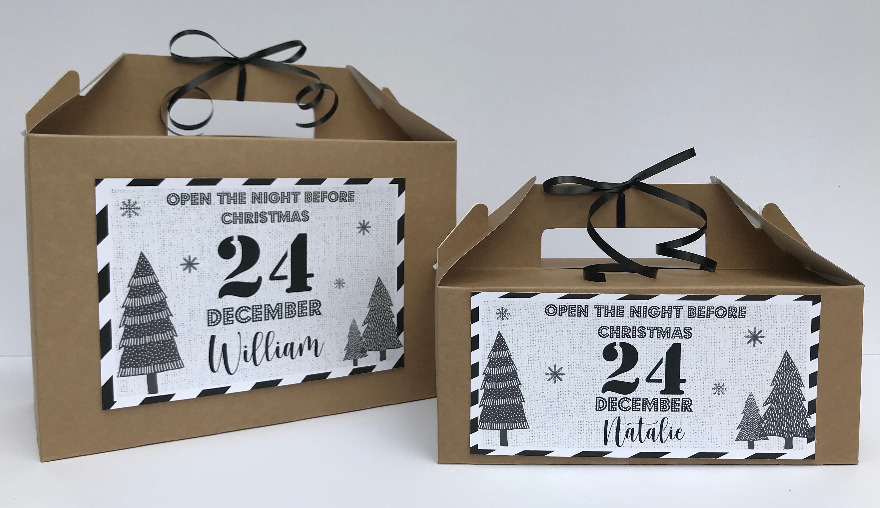 Christmas Eve Treat Box Christmas Gift Box Personalised - Etsy UK
