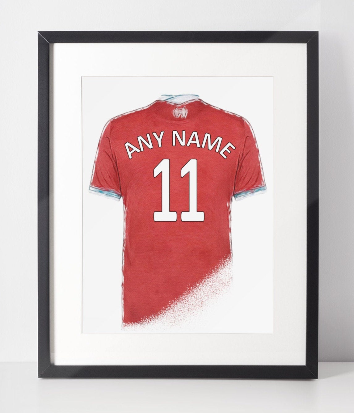 personalised liverpool shirt