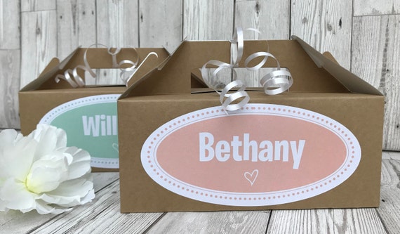 WEDDING PERSONALISED CHILDRENS ACTIVITY BOX BIRTHDAY PARTY GIFT BAG FAVOUR
