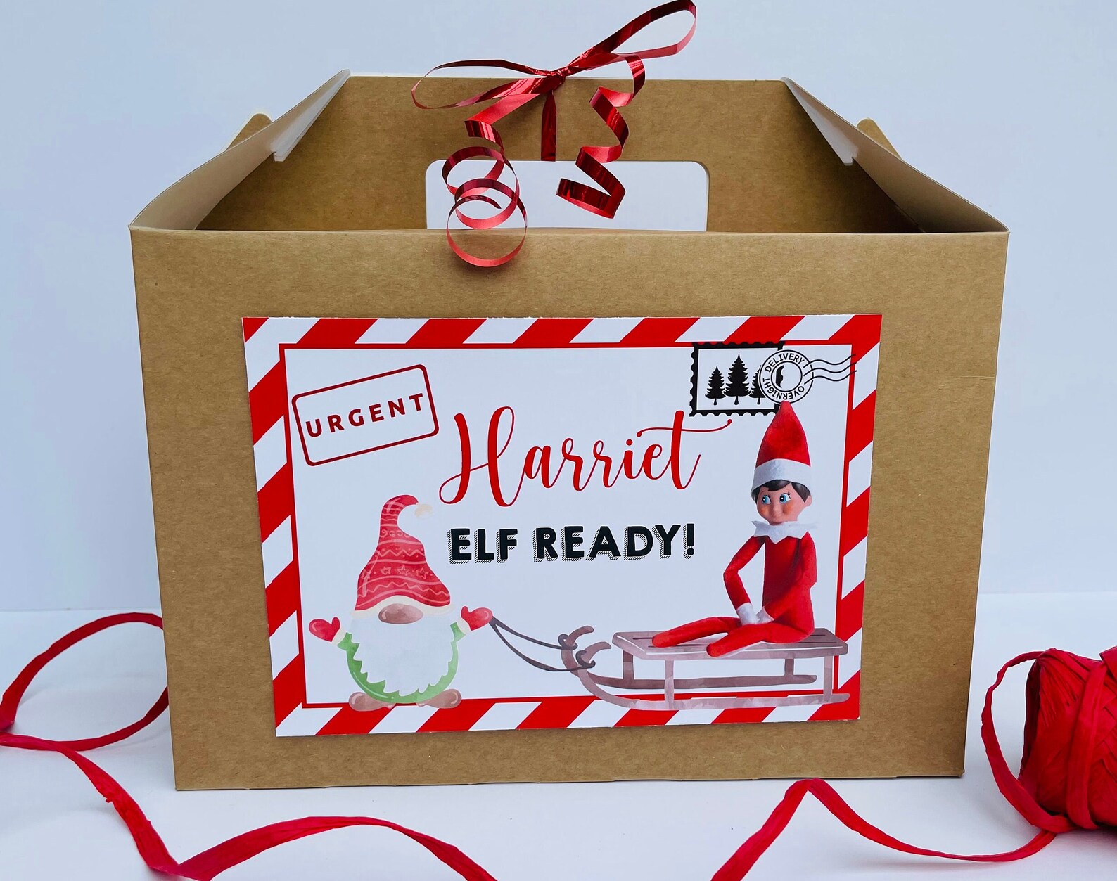 Christmas Elf Ready Box Elf On The Shelf Elf Special Etsy