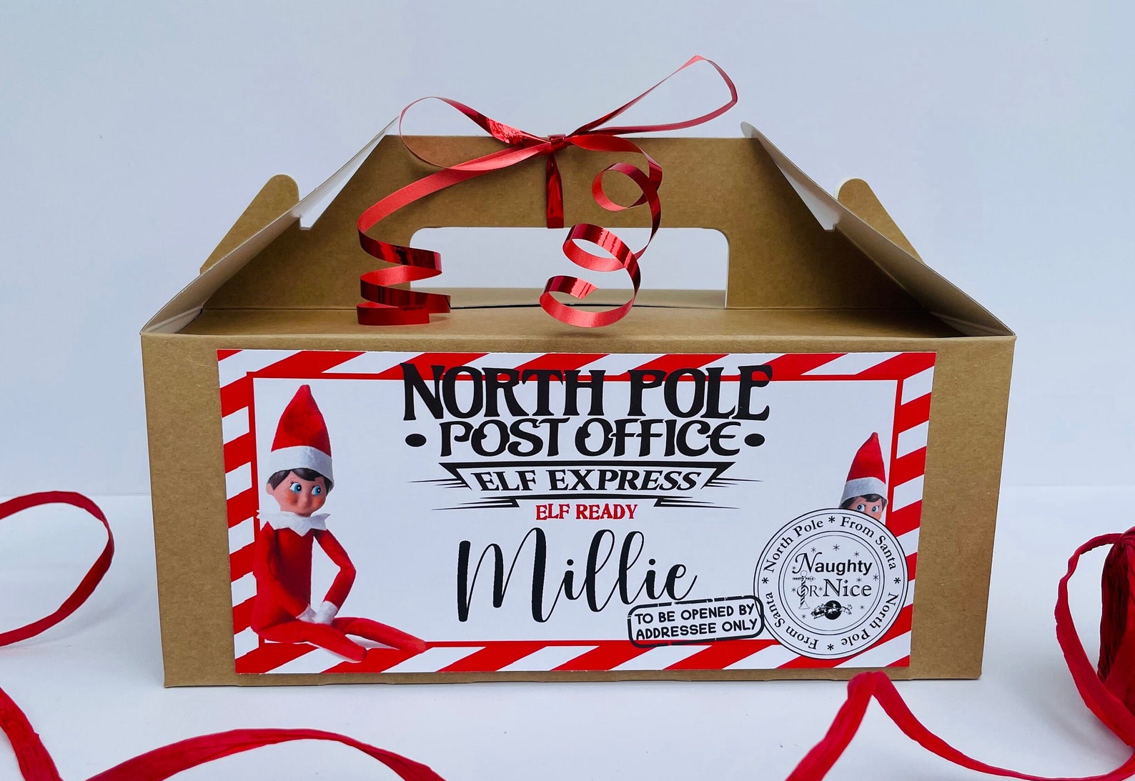Christmas Elf Ready Box Elf On The Shelf Elf Special Etsy