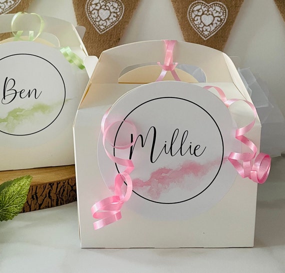 Personalised Wedding Favour Gift Box | Childrens Activity Box | Table Favour | Party | Marble