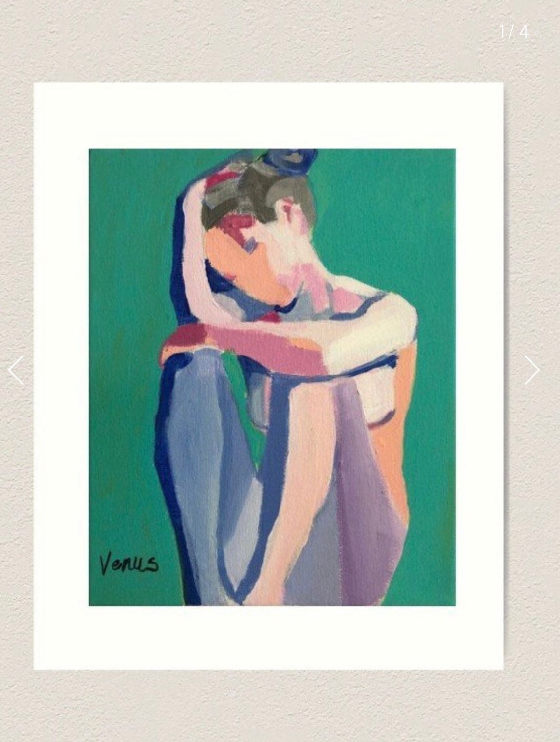 ART PRINT Original Painting Contemporary Impressionist Etsy