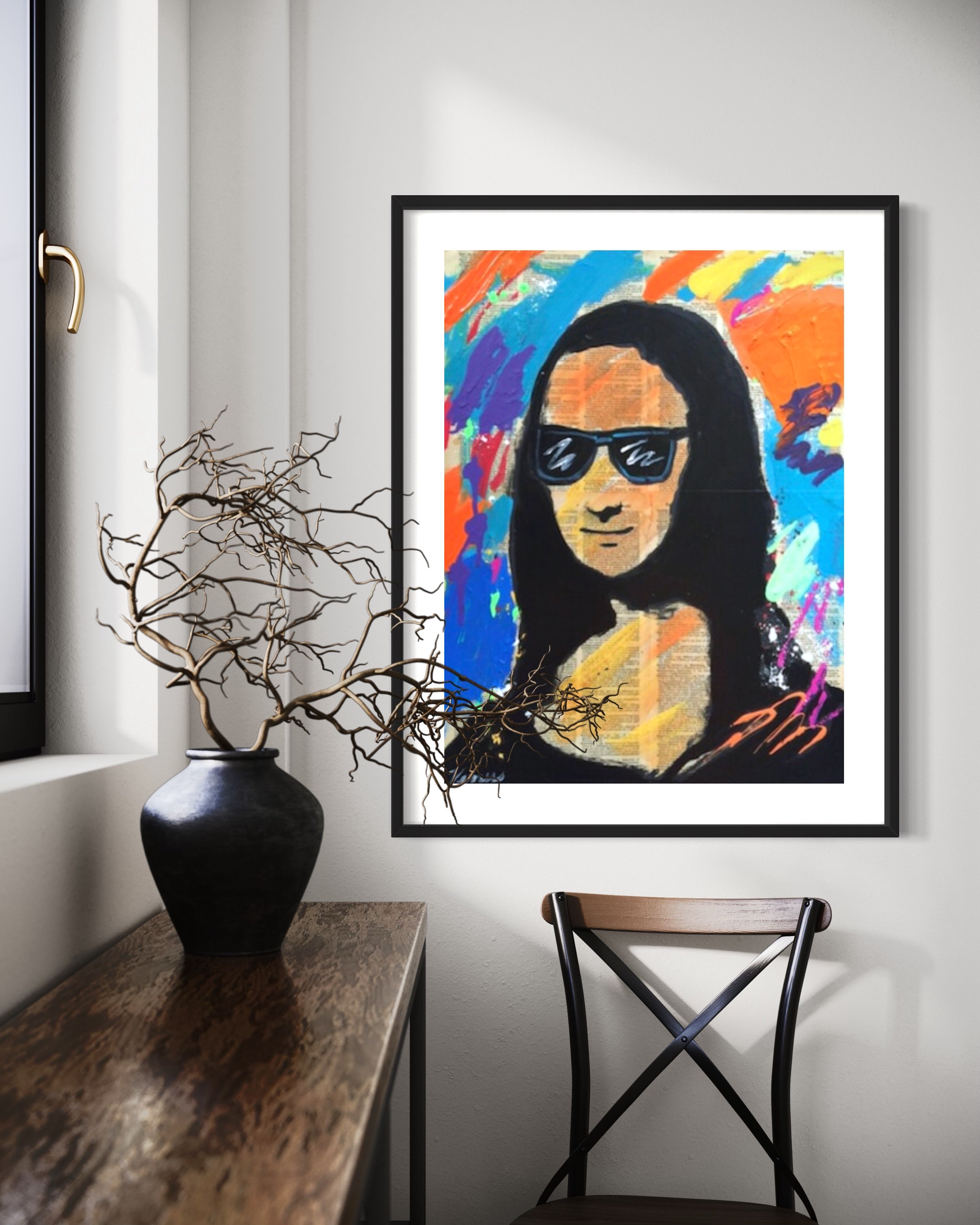 MONA LISA Art Print Original Painting Contemporary Art