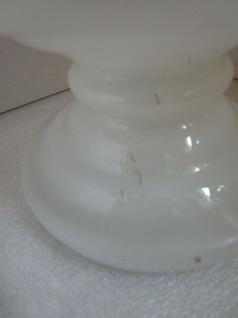 Antique LARGE VICTORIAN Bristol Glass VASE Hand Painted Flower Fern Bouquet 13! Check Sale Details