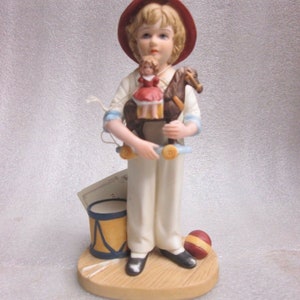 Check Sale Details! Limited &quot;JODY and the Toy Horse&quot; circa 1983 Hand Painted Boy Figurine JAN HAGARA!