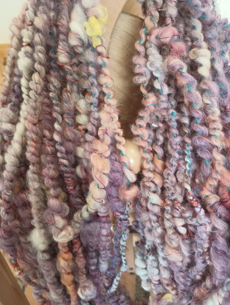Handspun Yarn 88 Yds Super Coil Yarn Handspun Art Yarn wool Etsy Handspun Yarn 88 Yds Super Coil Yarn Handspun Art Yarn wool Etsy
