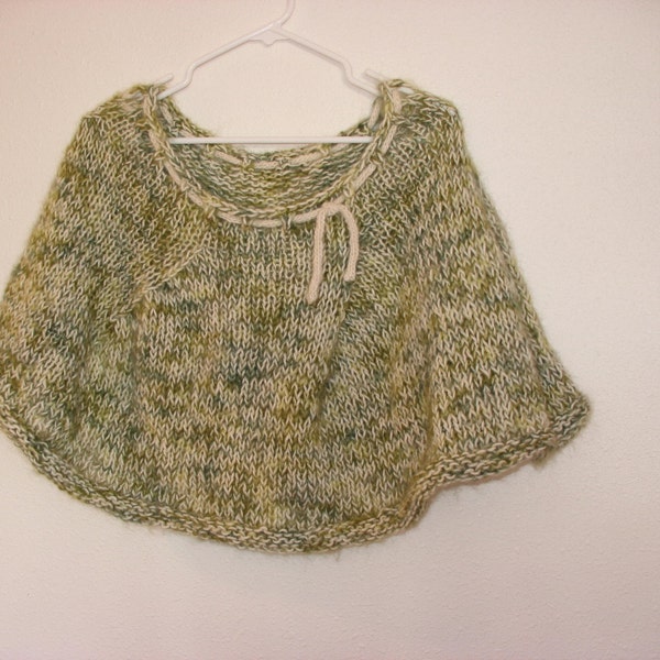 Capelet Strickmuster, Capelet Muster, gestricktes Capelet Muster