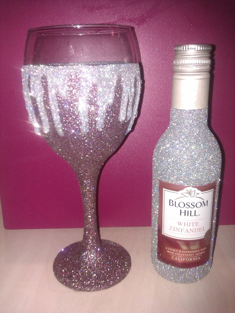 Hand Decorated Food/drink Safe Glitter Wine Glasses Leopard Etsy