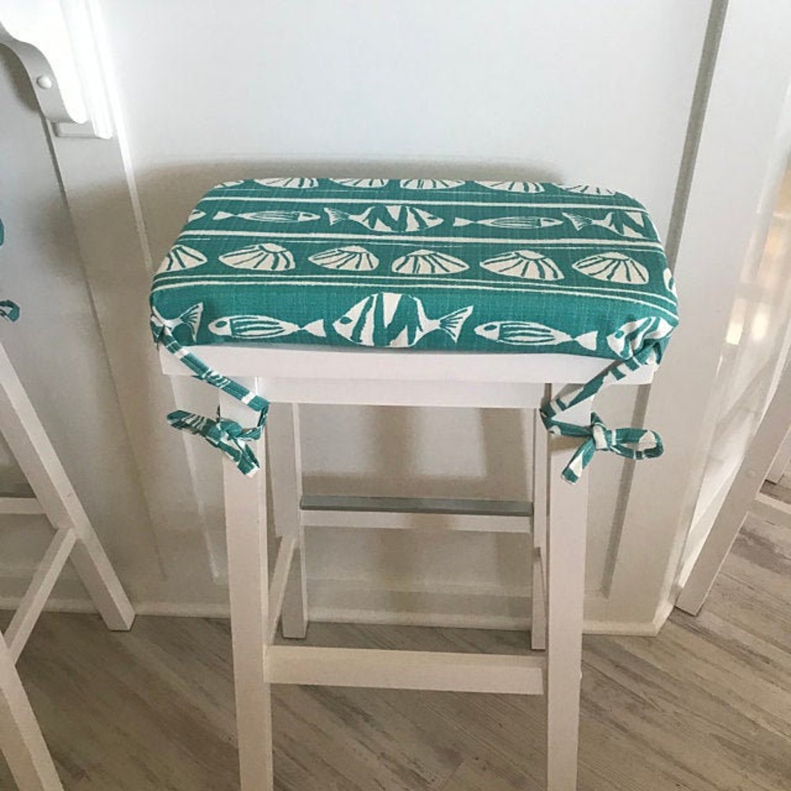 Saddle Stool Seat Cushion W/ Ties Rectangular or Square Etsy