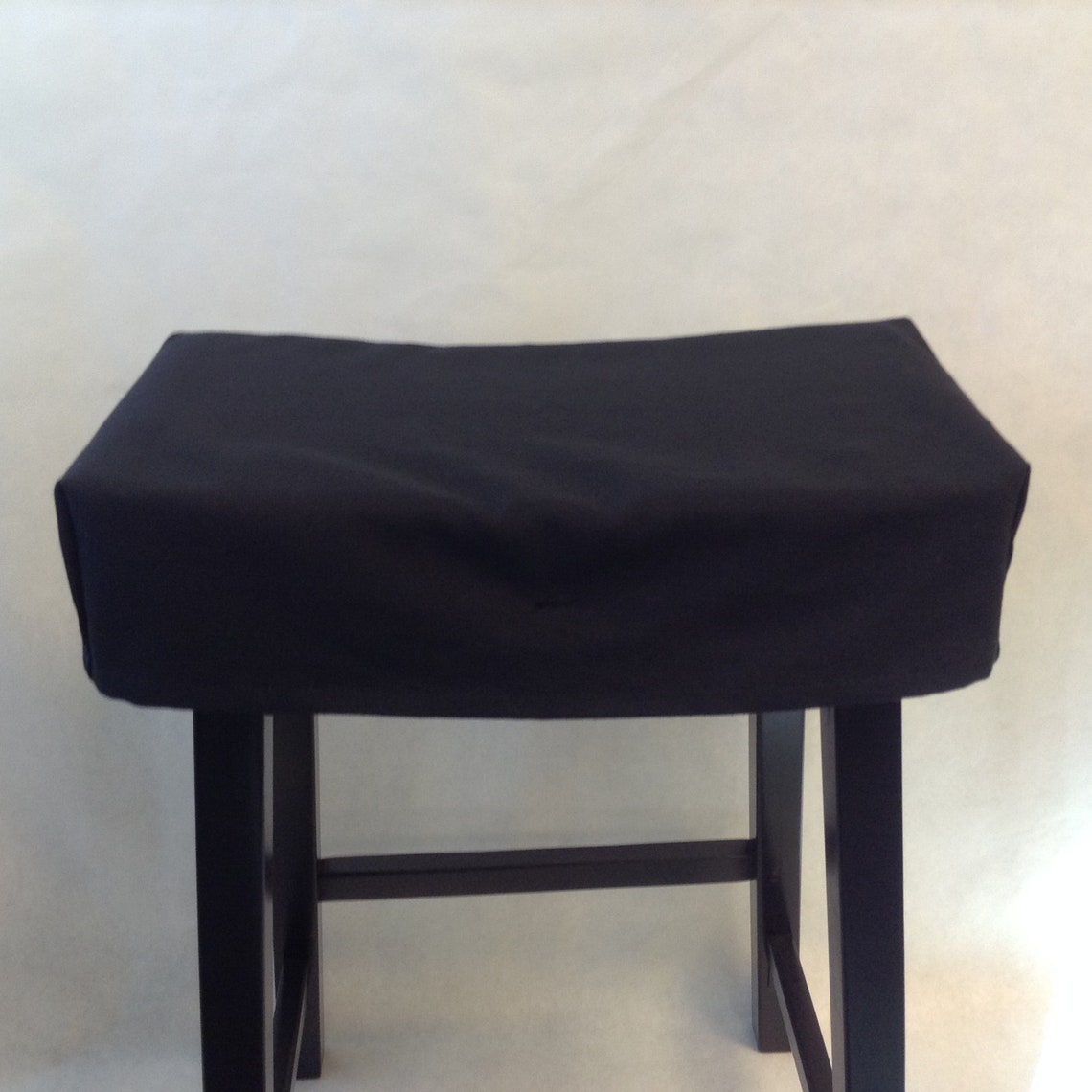 Fitted Saddle Stool Seat Cushion Rectangular Cover Saddle Etsy
