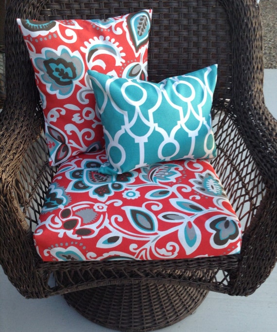 Replacement Outdoor Furniture Cushion Covers Outdoor Pillow Etsy