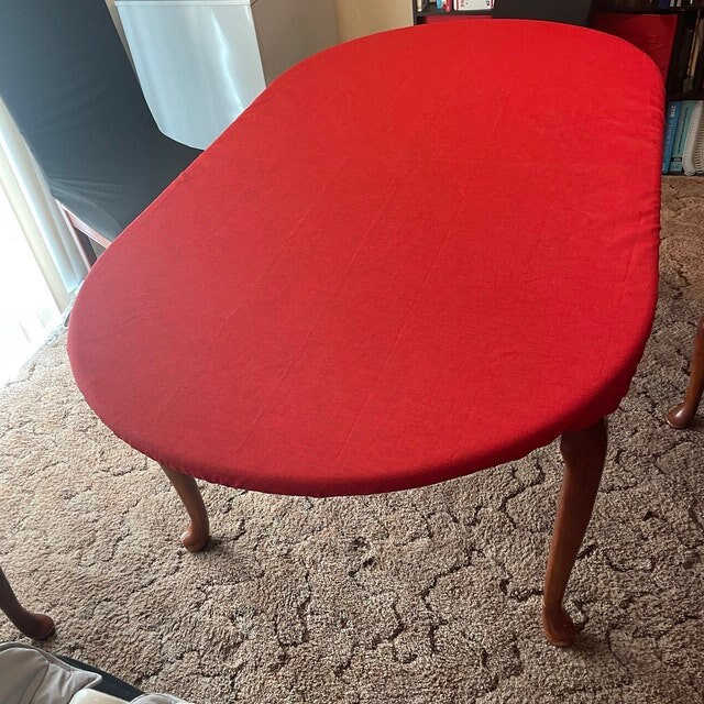 Oval Fitted Tablecloth Oval Fitted Tablecloth With Etsy