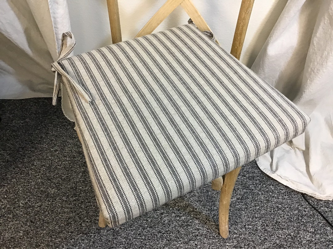 Striped chair cushions hotsell