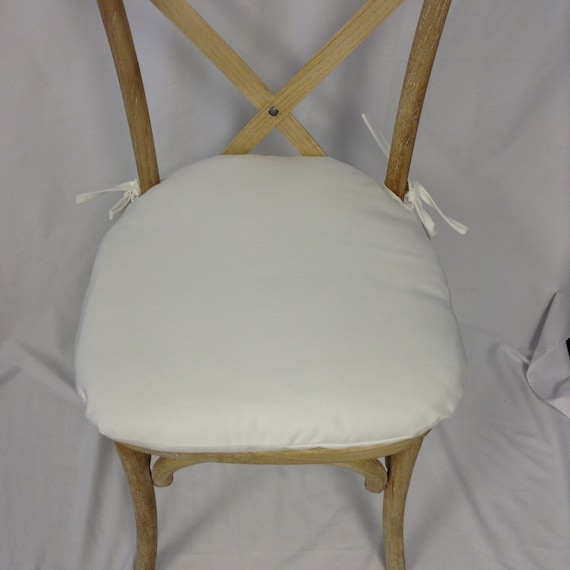 Canvas Chair Cushion Rustic Narrow Double 18 Ties Back Chair