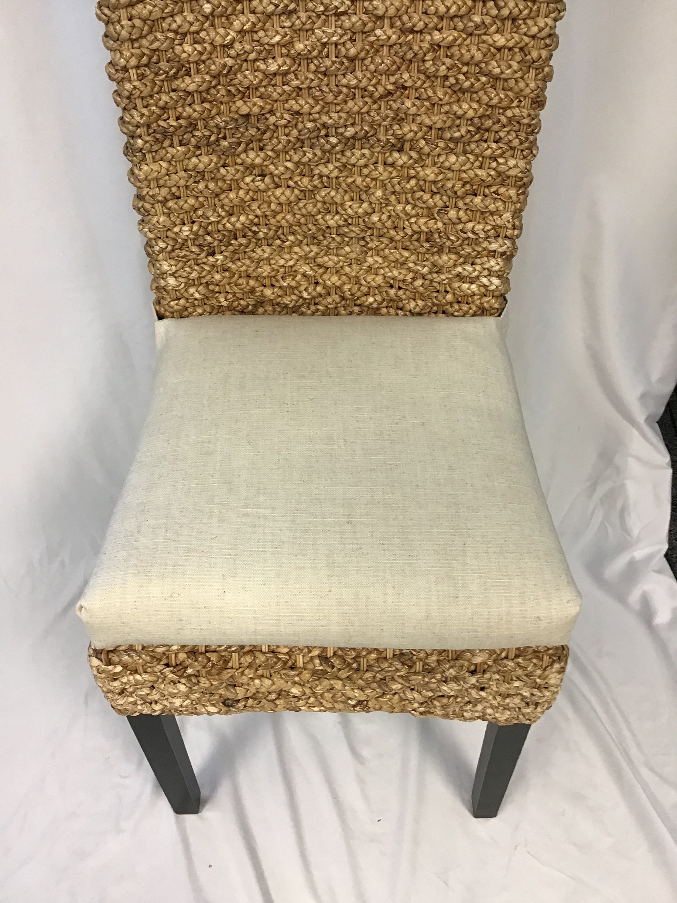 Rattan or Wicker Chair Cushions Premier Prints Slub Linen Etsy