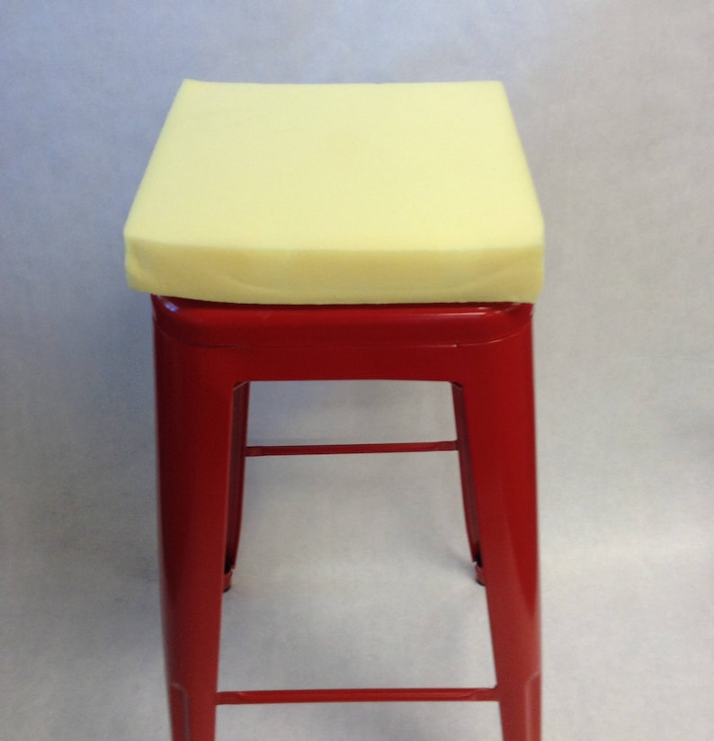Square Bar Stool Cover With 2 Cushion Metal Stool Etsy