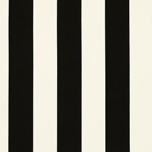 May include: Black and white striped fabric with vertical stripes.