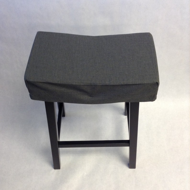 Fitted Saddle Stool Seat Cushion Rectangular Cover Saddle Etsy