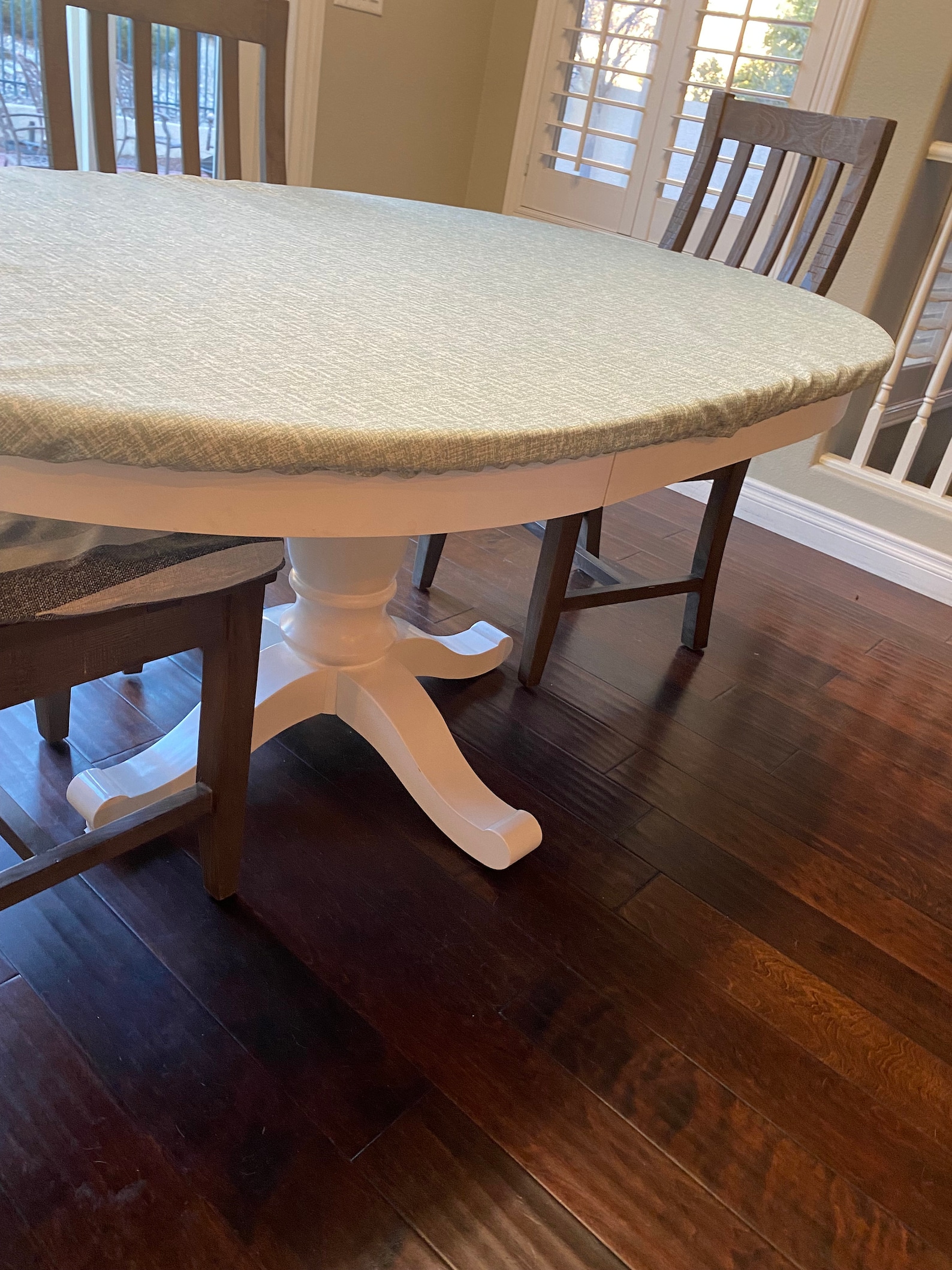 Oval Fitted Tablecloth Oval Fitted Tablecloth With Etsy