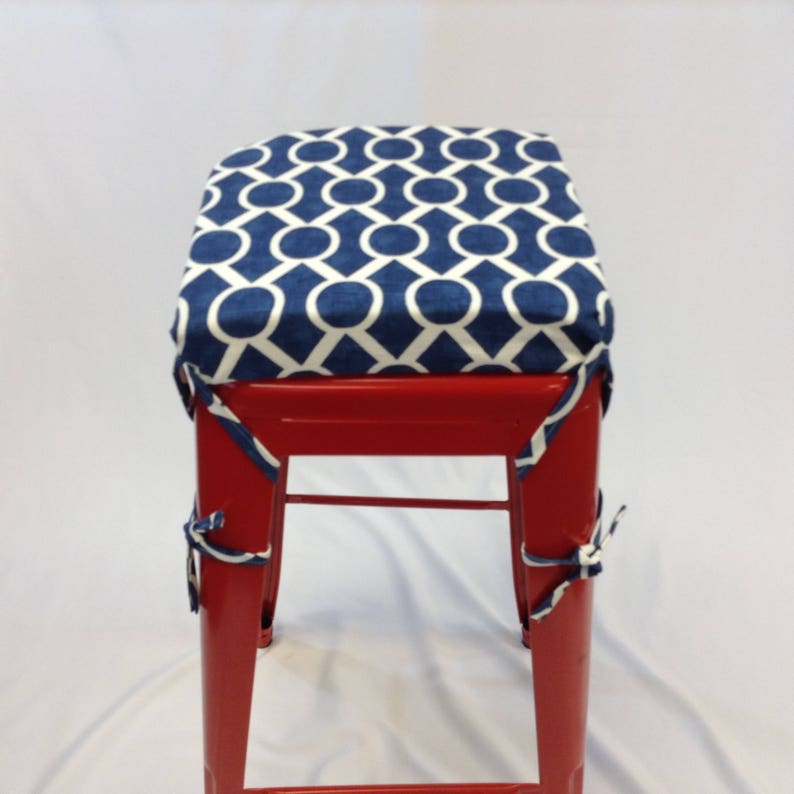 Square Bar Stool Cushion Metal Custom Image 0