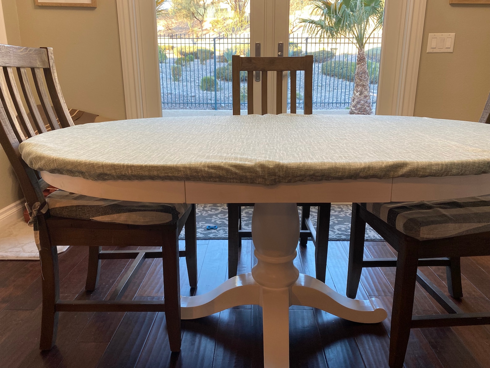 Oval Fitted Tablecloth Oval Fitted Tablecloth With Etsy