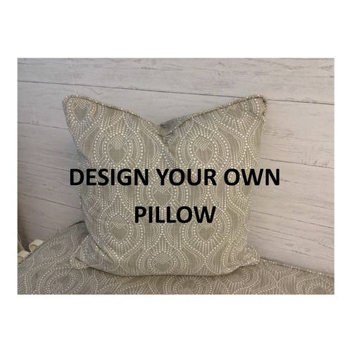 Custom Pillow Cover Made for You Using Your Fabric Etsy