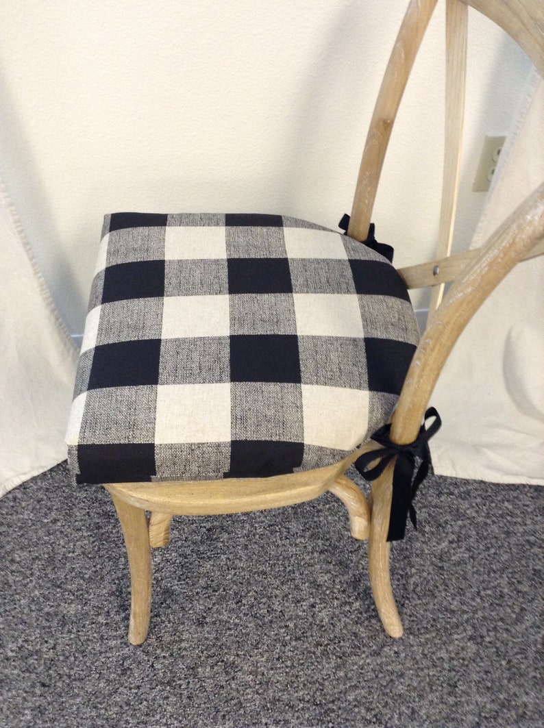 Chair Cushions With Rounded Back 18 Double Ties Etsy