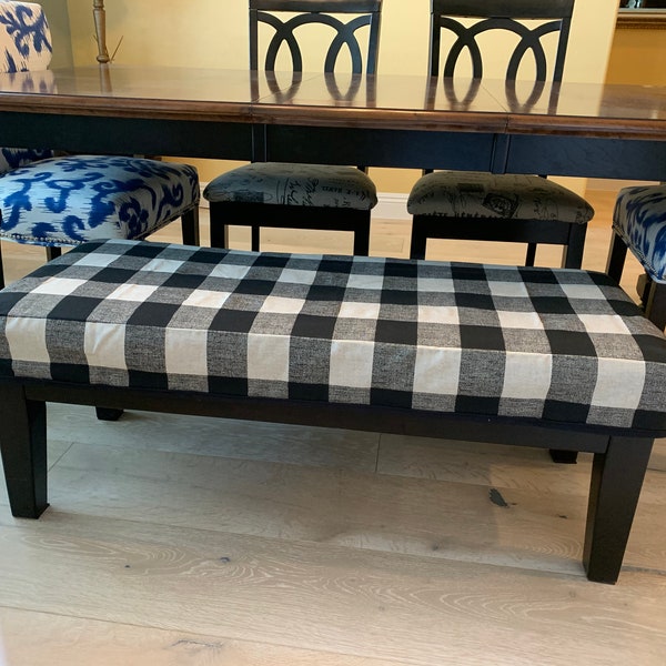 Ottoman Slipcover Etsy