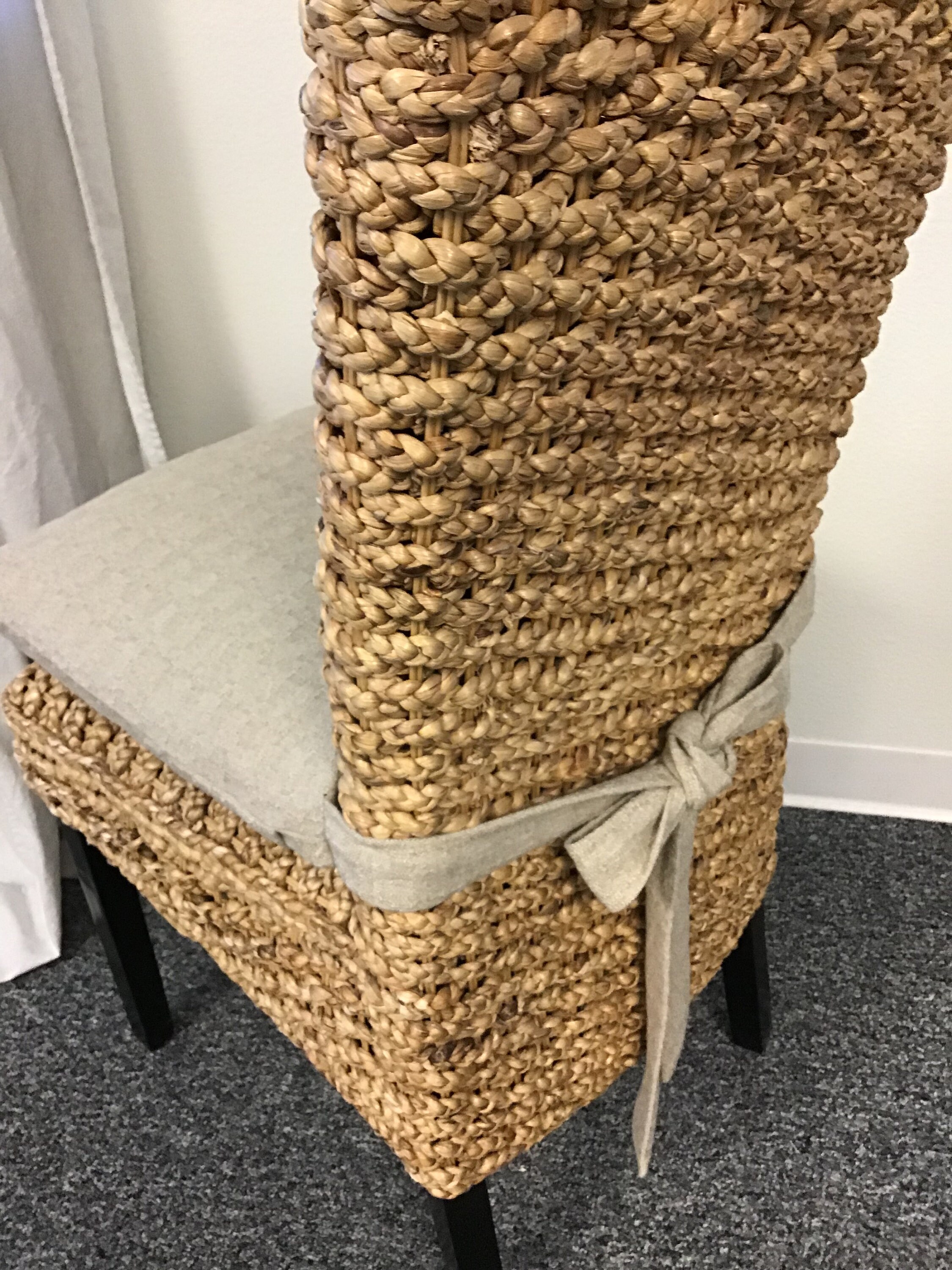 Rattan or Wicker Chair Cushions Denton or Linen Seat Cushion Etsy