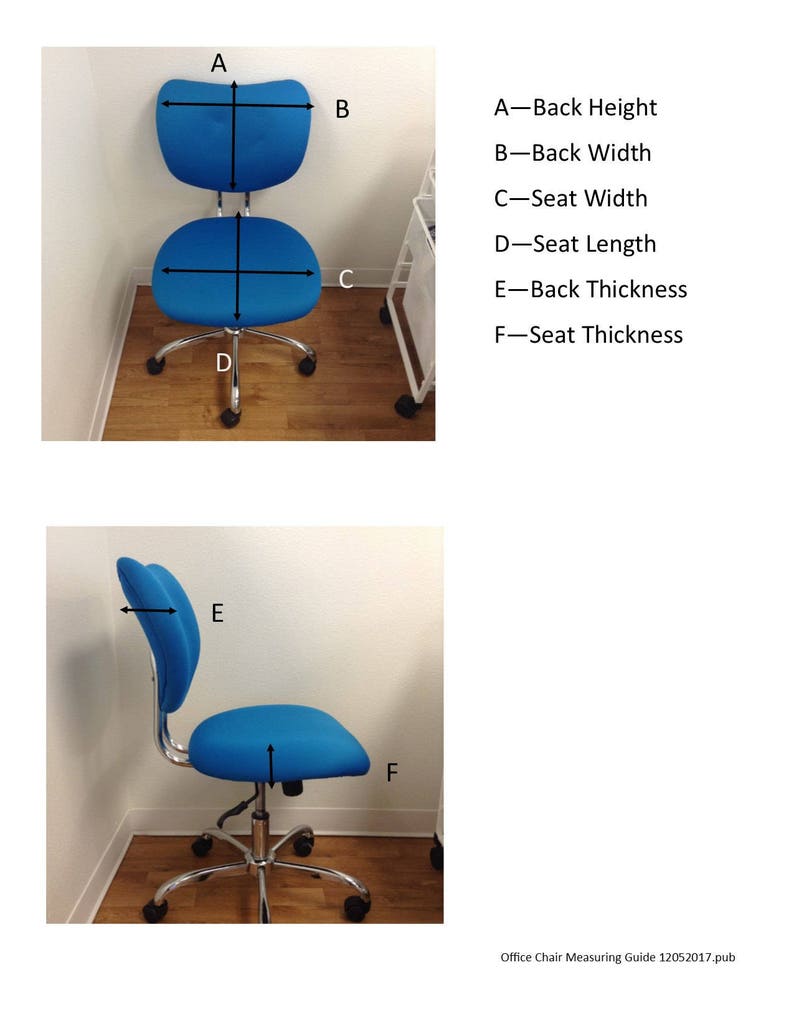 Office Chair seat In stock Item ready for delivery! elasticized chair covers Dorm chair slipcover