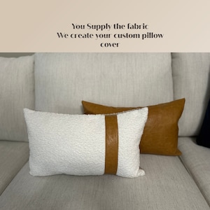 You supply the fabric and I can create your Custom Pillow. Design your own pillow cover,  Made to order Pillow Covers, Custom Pillow Covers