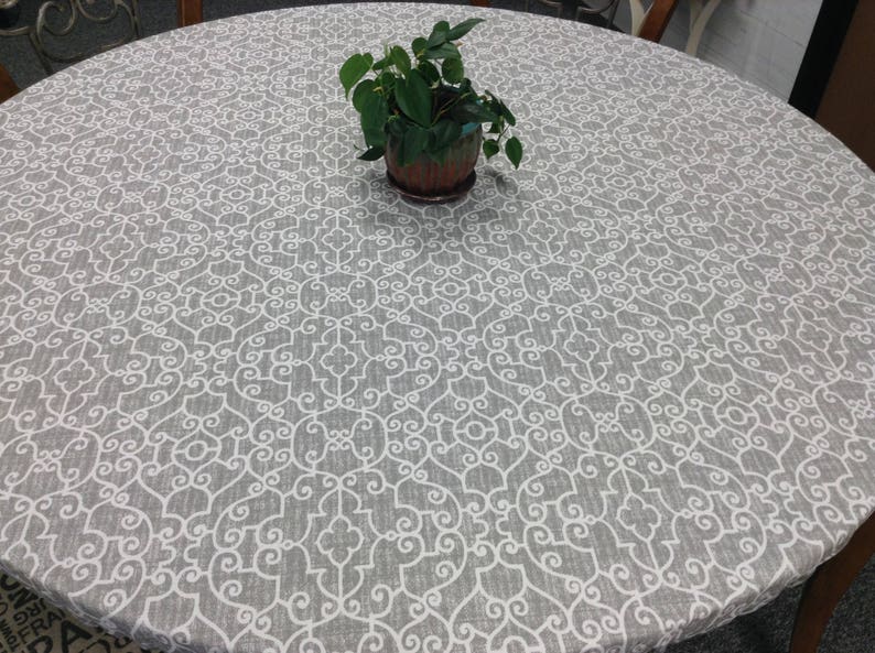 Oval Fitted Tablecloth Oblong Fitted Tablecloth with Elastic Etsy
