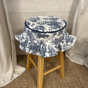 Chair pad with skirt sale