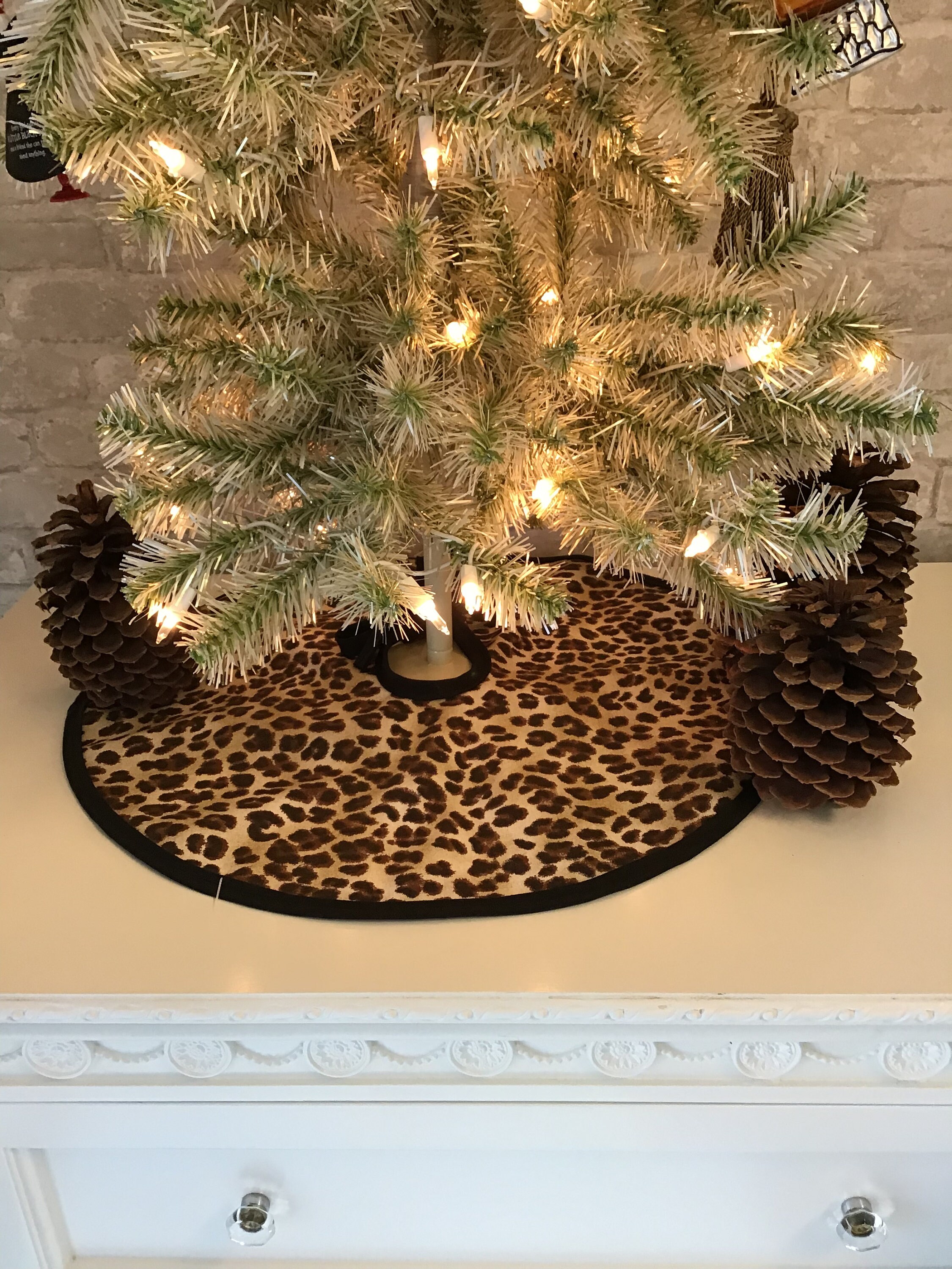 Leopard Print Tree Skirt 