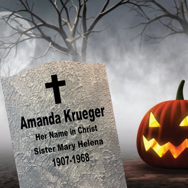 Freddy Krueger Tombstone - Etsy