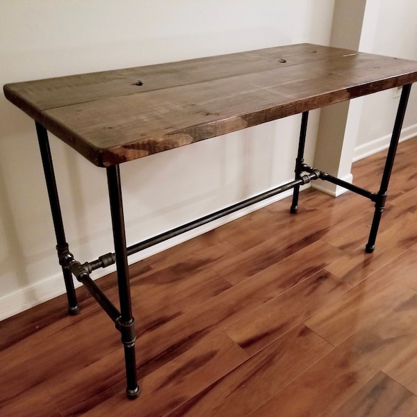 Steel and Wood Desk