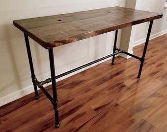 Steel and Wood Desk