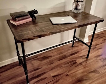 Steel and Wood Desk - Free Shipping