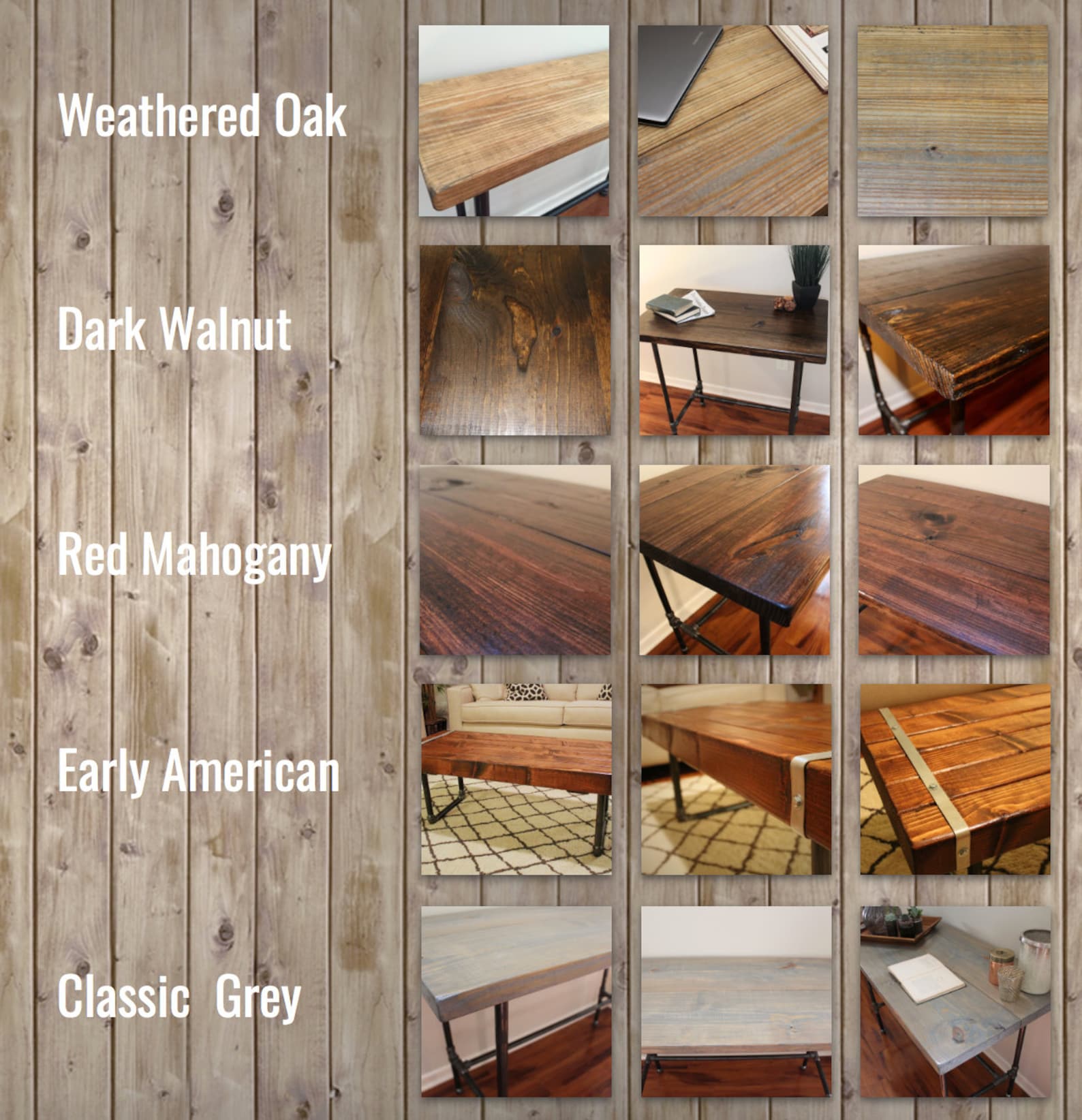 Steel and Wood Desk Office Iron Pipe Desk With 2 Shelves Etsy